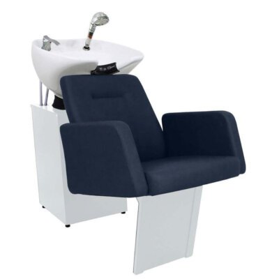 Lavatório Flex Loren com Cuba de Porcelana - Estrutura Branca