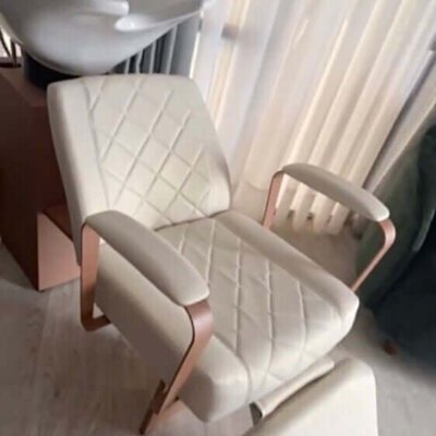 Lavatório Flex Lady com Cuba de Porcelana e Descanso de Pernas - Estrutura Rosé