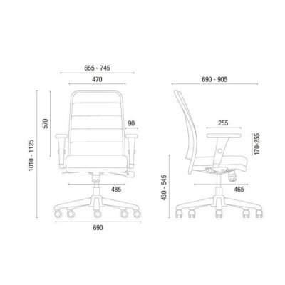 Cavaletti NewNet Soft - Cadeira para escritório Presidente Giratória 16501 Cavaletti NewNet Soft - Cadeira para escritório Presidente Giratória 16501