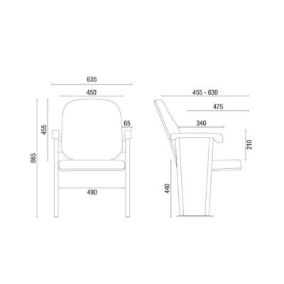 Cavaletti Coletiva - Poltrona Auditório 12011