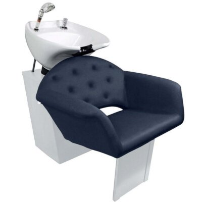 Lavatório Flex Velvet com Cuba de Porcelana - Estrutura Branca