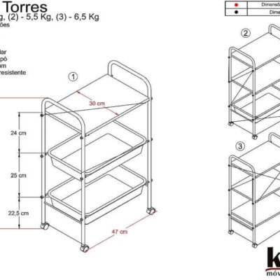 Carrinho auxiliar Torres