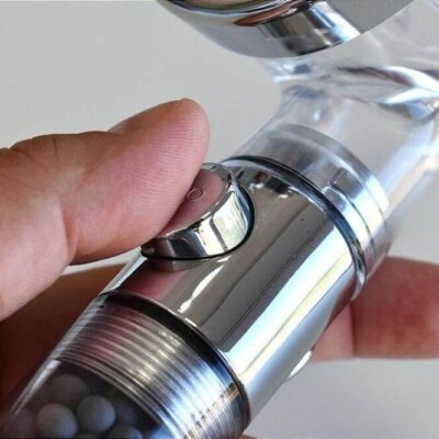 Kit Ducha Acqua Cleaner com Bioesferas de purificação Kixiki