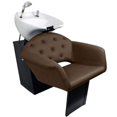 Lavatório Flex Velvet com Cuba de Porcelana - Estrutura Preta