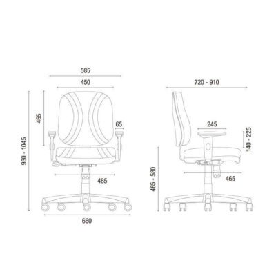 Cavaletti Start Plus - Cadeira para escritório Diretor Giratória 3002