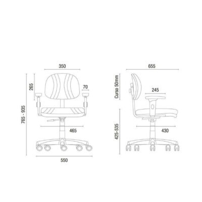 Cavaletti Start Plus - Cadeira para escritório Executiva Giratória 3004 SRE