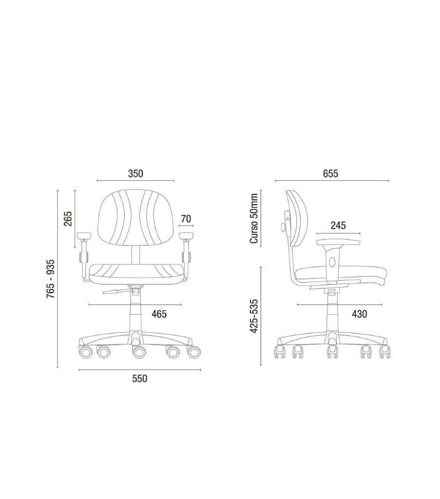 Cavaletti Start Plus - Cadeira para escritório Executiva Giratória 3004 SRE