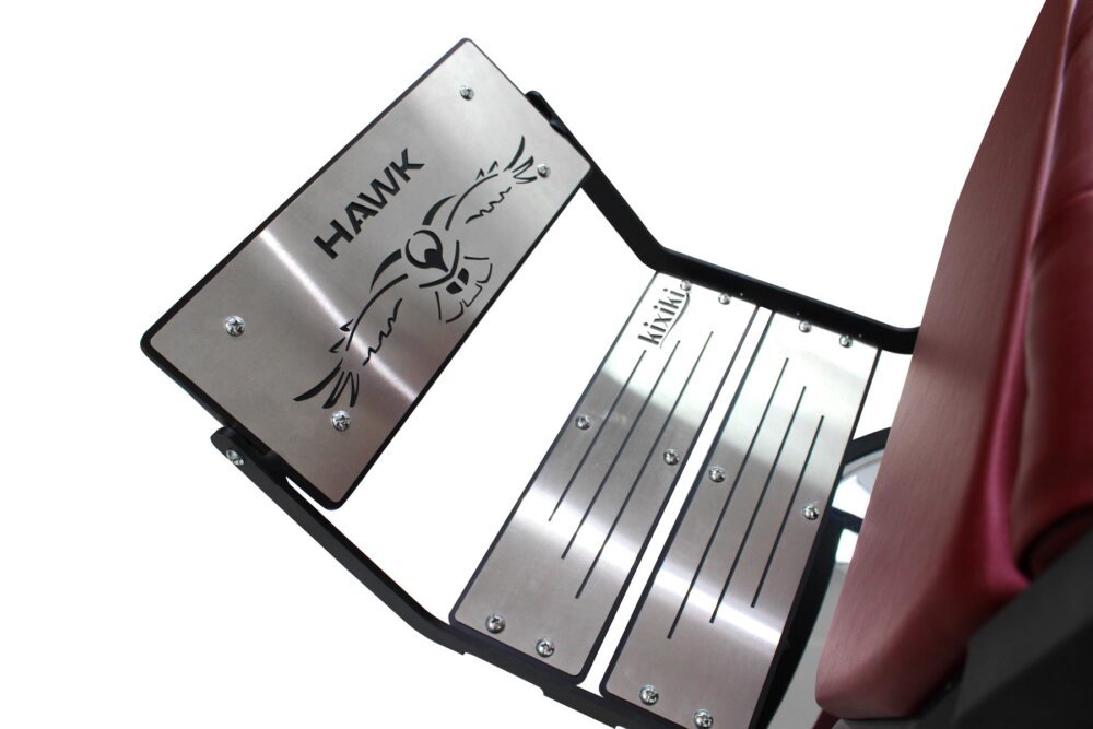 Cadeira de Barbeiro Hawk Silver com Capitonê