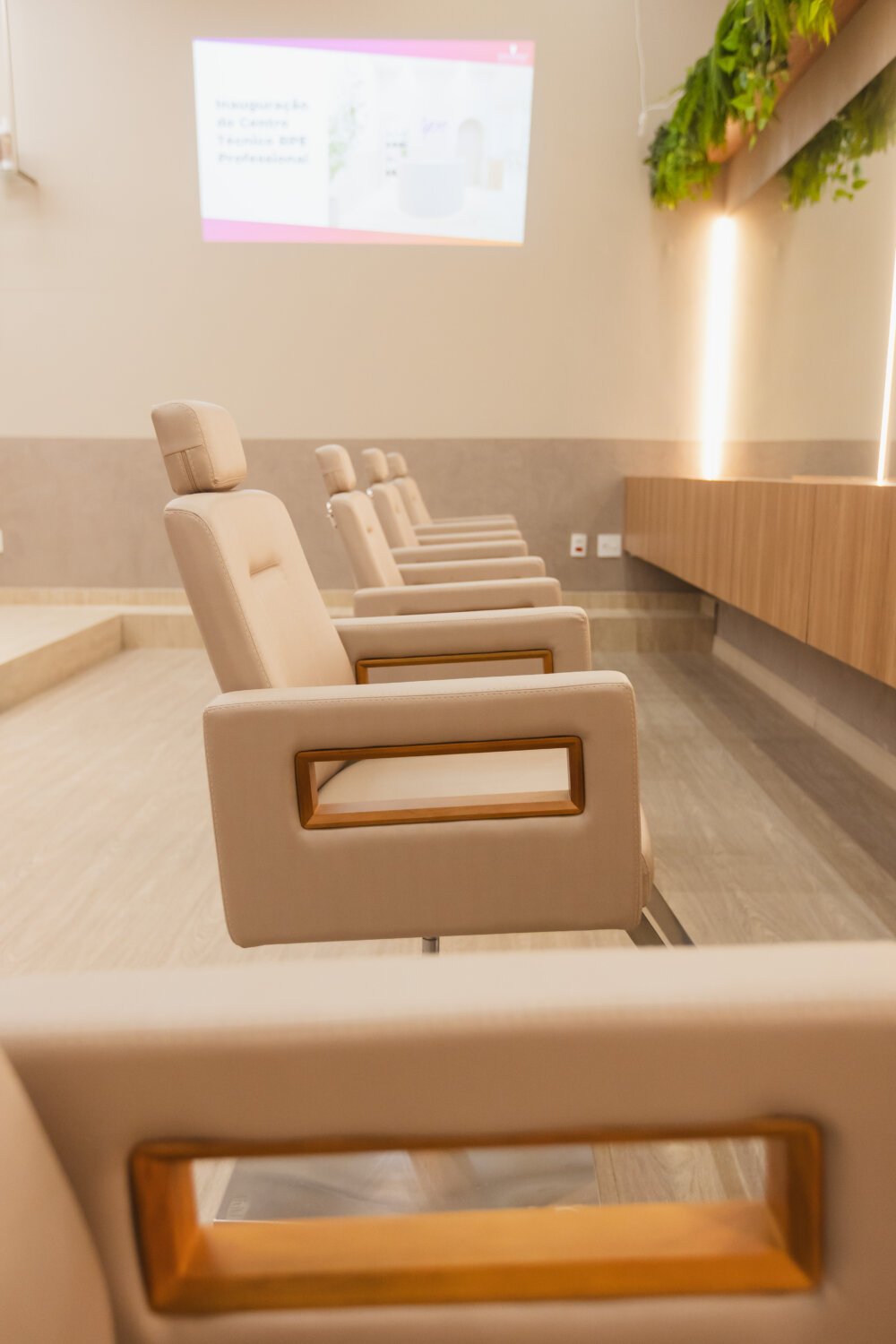 Cadeira de cabeleireiro Lisboa Reclinável para Salão de Beleza