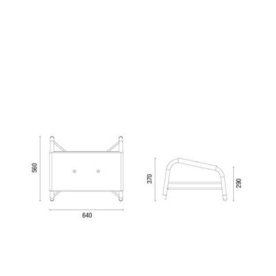 Cavaletti Stretch - Ottoman Apoio para os pés 36914