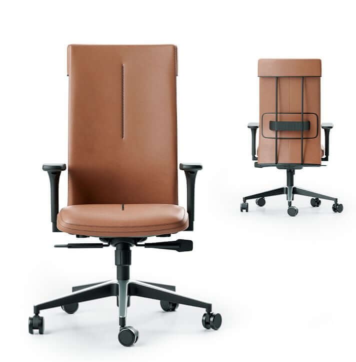 Cadeira Cavaletti Leef de Escritório Presidente 45001 Cadeira Cavaletti Leef de Escritório Presidente 45001