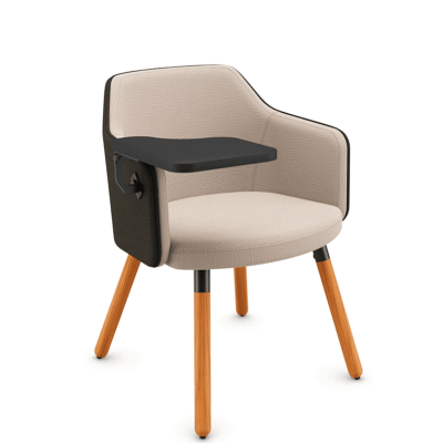 Cavaletti Duo - Poltrona Pé Palito Madeira Envernizada 36174