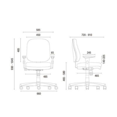 Cavaletti Start - Cadeira para escritório Diretor Giratória 4002