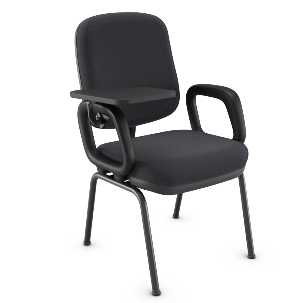 Cavaletti Start - Cadeira para escritório Diretor Universitária 4006 PUE com Prancheta Escamotiável e Gradil