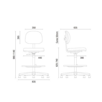 Cavaletti Start - Cadeira para escritório giratória caixa 4022 - PRONTA ENTREGA