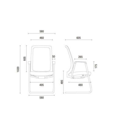 Cavaletti Vélo - Cadeira para escritório Aproximação 42106