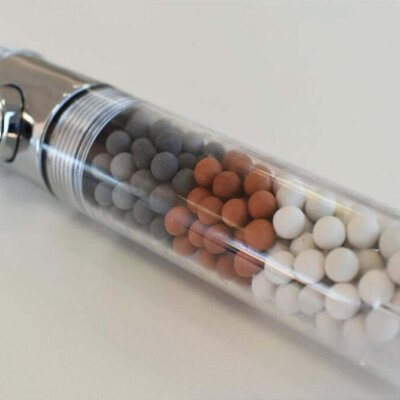 Kit Ducha Acqua Cleaner com Bioesferas de purificação Kixiki