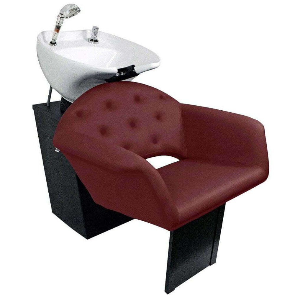 Lavatório Flex Velvet com Cuba de Porcelana - Estrutura Preta