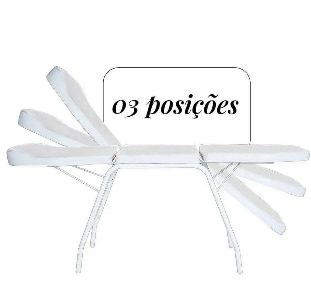 Maca de Massagem 3 Posições Branca