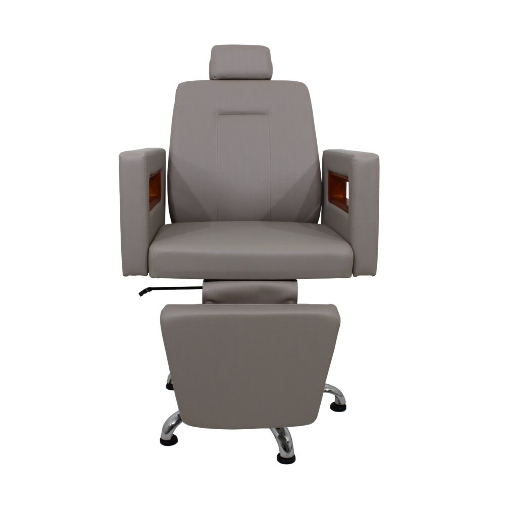 Cadeira de cabeleireiro Lisboa Reclinável com Descanso de pernas para Salão de Beleza