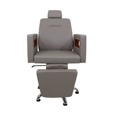 Cadeira de cabeleireiro Lisboa Reclinável com Descanso de pernas para Salão de Beleza