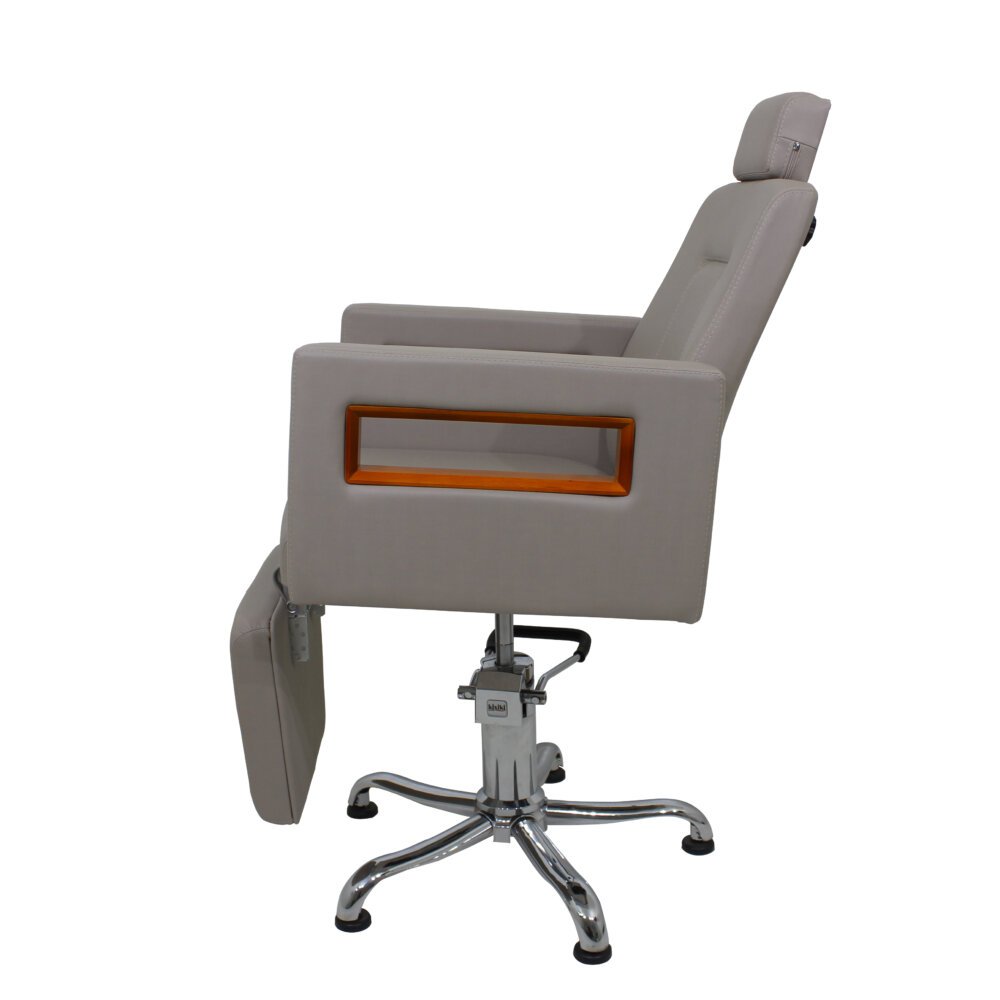 Cadeira de cabeleireiro Lisboa Reclinável com Descanso de pernas para Salão de Beleza