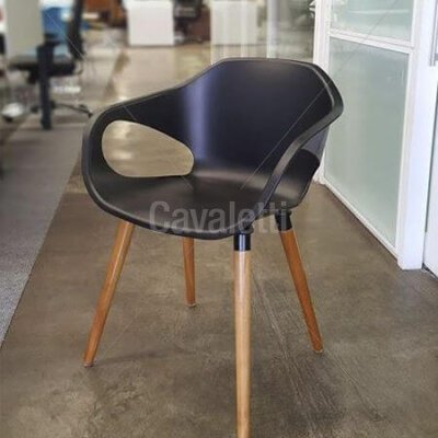 Cavaletti Stay - Cadeira Fixa Aproximação 33206 Pé Palito em Madeira