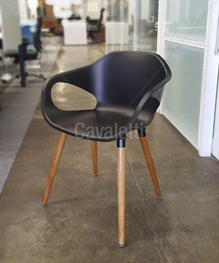 Cavaletti Stay - Cadeira Fixa Aproximação 33206 Pé Palito em Madeira