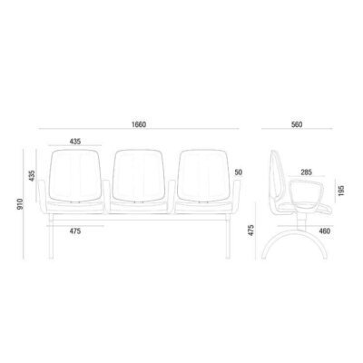 Cavaletti Flip - Longarina Executiva 43110