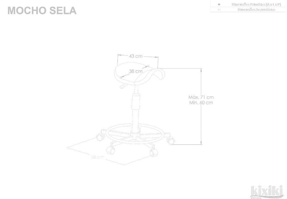 Mocho Sela com Encosto