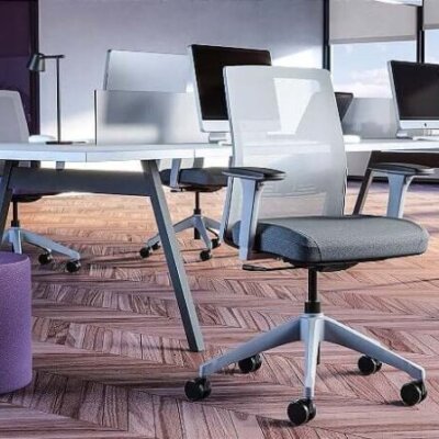 Cavaletti Moov - Cadeira para escritório Executiva Giratória 17101 - Encosto em tela