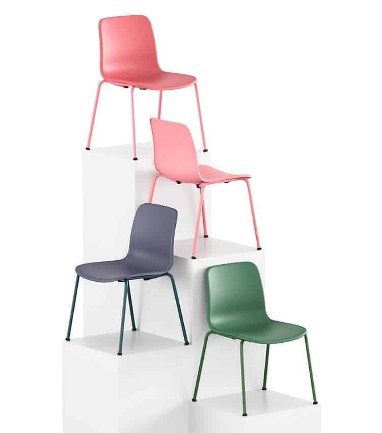 Cavaletti MATCH - Cadeira Coletiva Fixa e Giratória Cavaletti MATCH - Cadeira Coletiva Fixa e Giratória