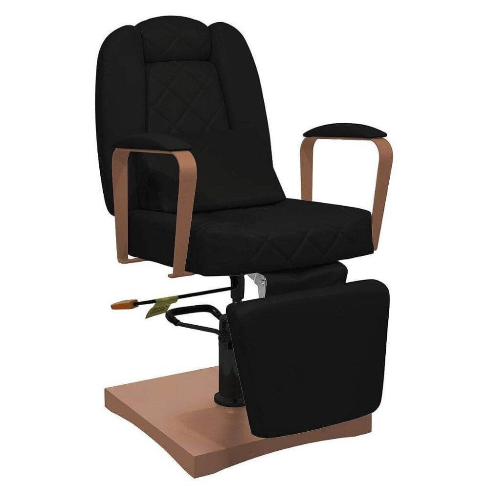 Cadeira de Maquiagem Lady com Base Quadrada Rosé Cadeira de Maquiagem Lady com Base Quadrada Rosé