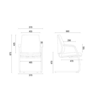 Cavaletti Mais - Cadeira para escritório de Aproximação 37006 SI