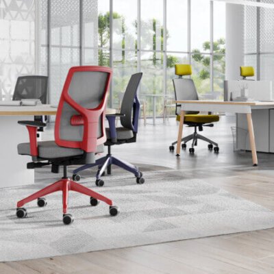 Cadeira Cavaletti Yon para Escritório Giratória 47101 - Base UP Cadeira Cavaletti Yon para Escritório Giratória 47101 - Base UP