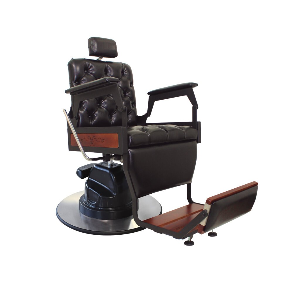 Cadeira de Barbeiro Hawk com Capitonê - PRONTA ENTREGA