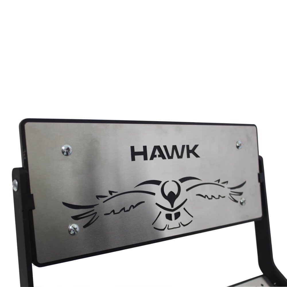 Cadeira de Barbeiro Hawk Silver com Capitonê Cadeira de Barbeiro Hawk Silver com Capitonê