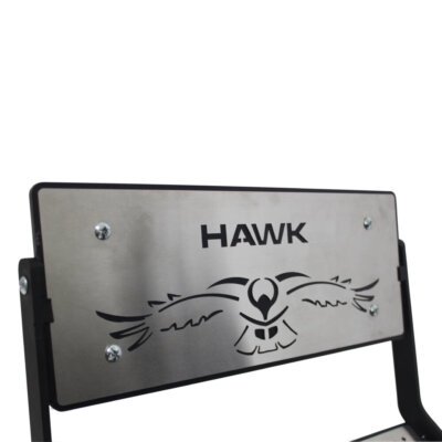 Cadeira de Barbeiro Hawk Silver com Capitonê Cadeira de Barbeiro Hawk Silver com Capitonê