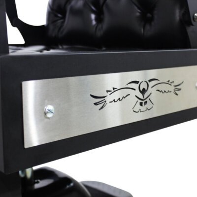 Cadeira de Barbeiro Hawk Silver com Capitonê Cadeira de Barbeiro Hawk Silver com Capitonê
