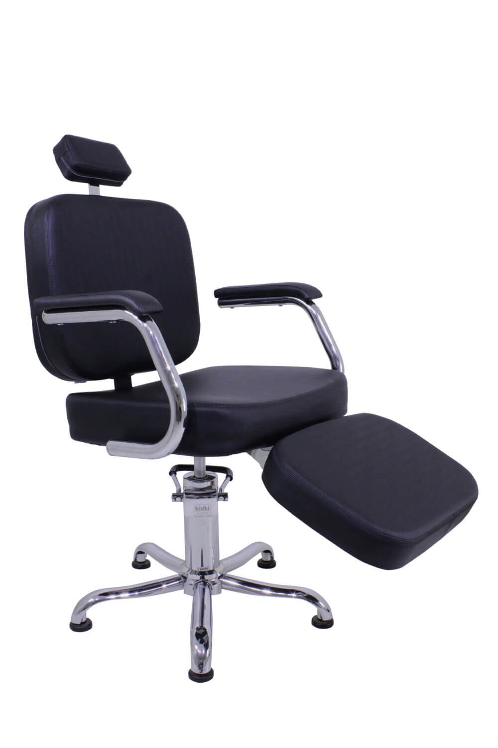 Cadeira de Cabeleireiro Toronto com Encosto Reclinável e Descanso de Pernas