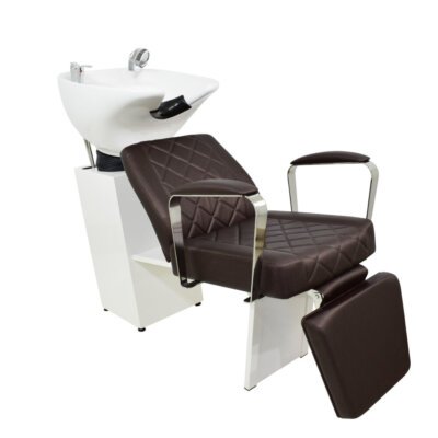 Lavatório Flex Lady com Cuba de Porcelana e Descanso de Pernas