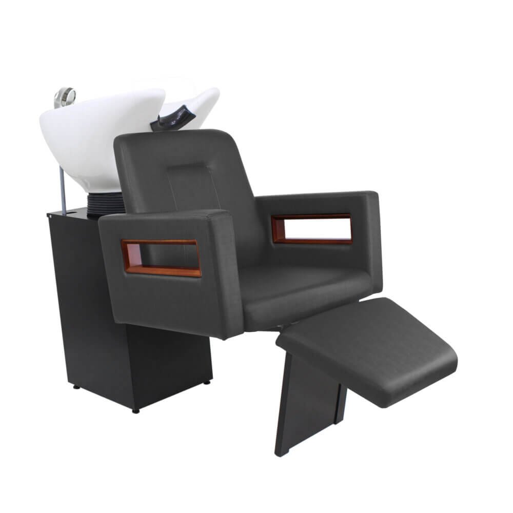 Lavatório Lisboa com Descanso de pernas para Salão de Beleza