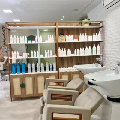 Lavatório Lisboa com Descanso de pernas para Salão de Beleza