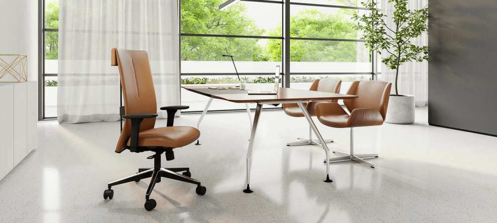 Cadeira Cavaletti Leef de Escritório Presidente 45001 Cadeira Cavaletti Leef de Escritório Presidente 45001