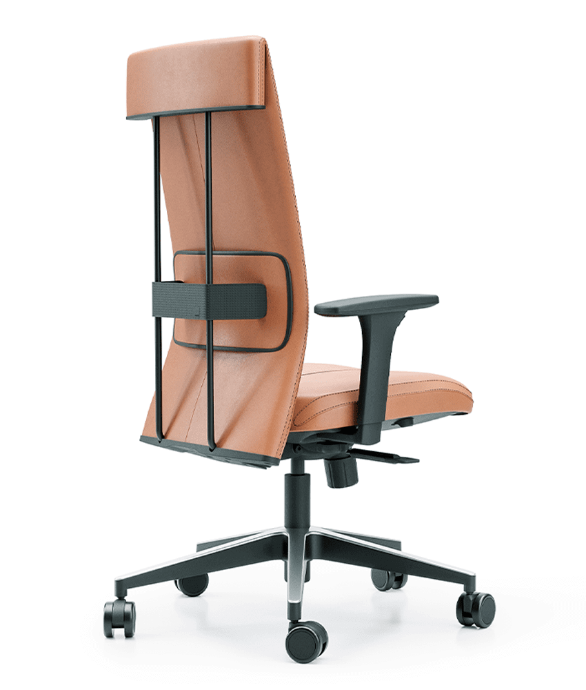 Cadeira Cavaletti Leef de Escritório Presidente 45001 Cadeira Cavaletti Leef de Escritório Presidente 45001