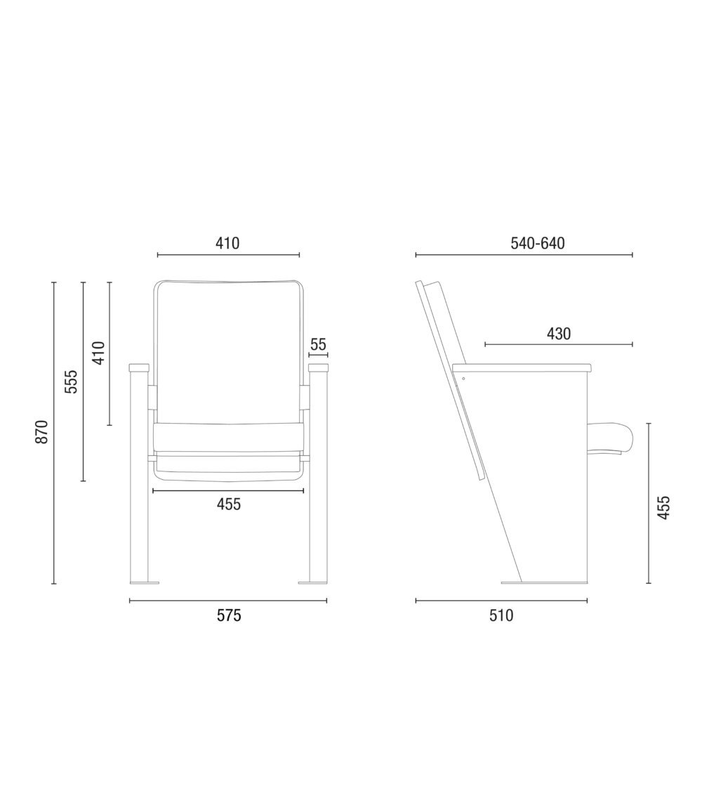 Cavaletti Coletiva - Poltrona Auditório 12018 E 12020