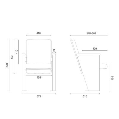 Cavaletti Coletiva - Poltrona Auditório 12018 E 12020