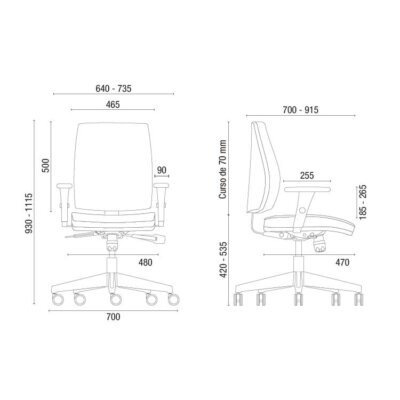 Cavaletti Mais - Cadeira para escritório Presidente Giratória 37001