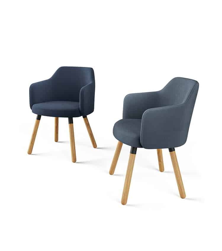 Cavaletti Duo - Poltrona Pé Palito Madeira Envernizada 36174 Cavaletti Duo - Poltrona Pé Palito Madeira Envernizada 36174