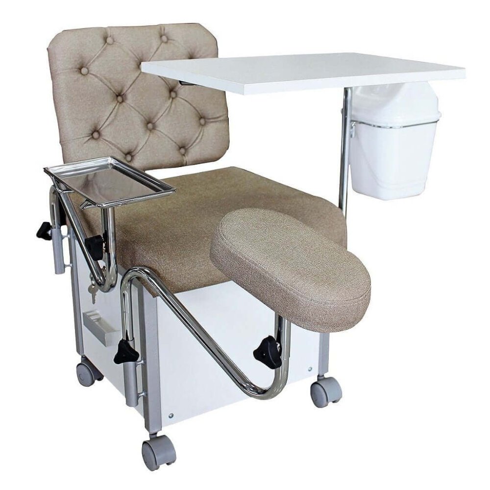 Ciranda para manicure Vicenza com Acessórios e Capitonê